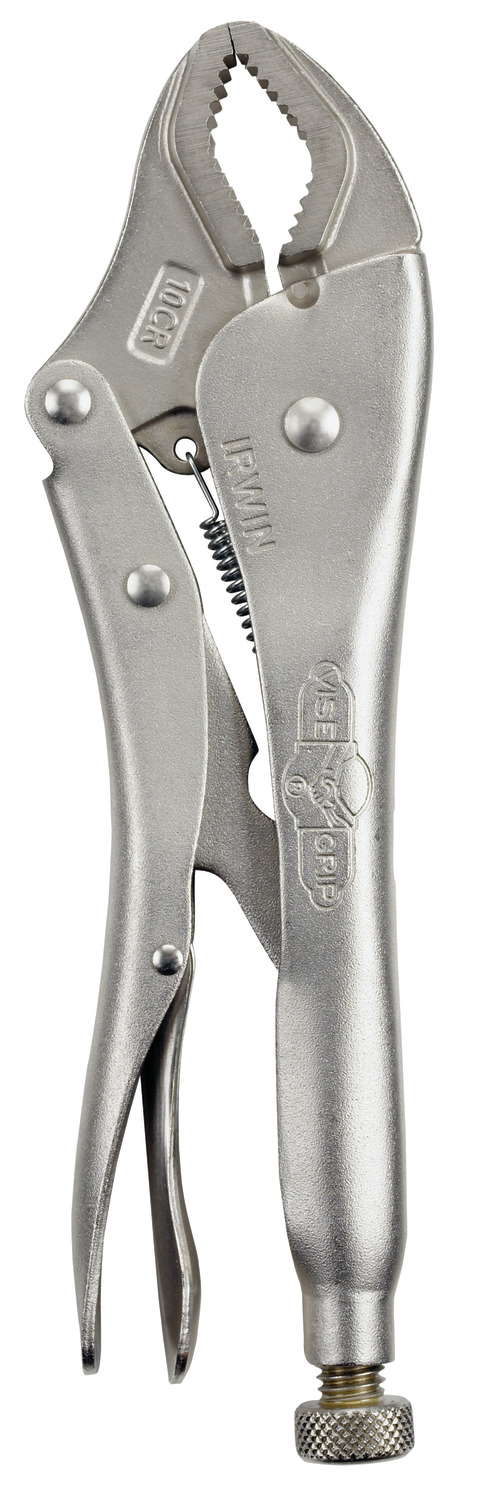 Pliers, 10 in locking curved jaw